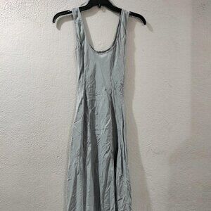 NWOT-Zara -M-Light Gray- Lagen Look-Sleeveless Maxi Dress